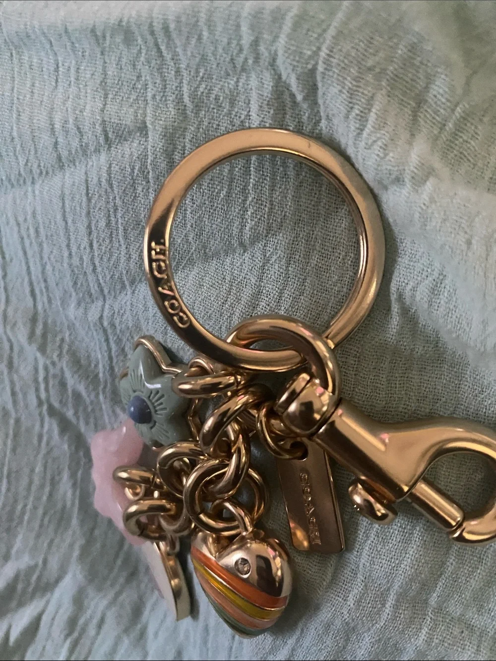 Coach Multi Charm Key Chain - Picture 3 of 5